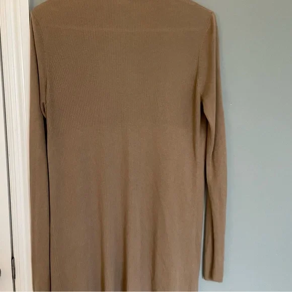 Theory Dorinsa O Honey Open Cardigan Duster Sweater - Picture 8 of 11